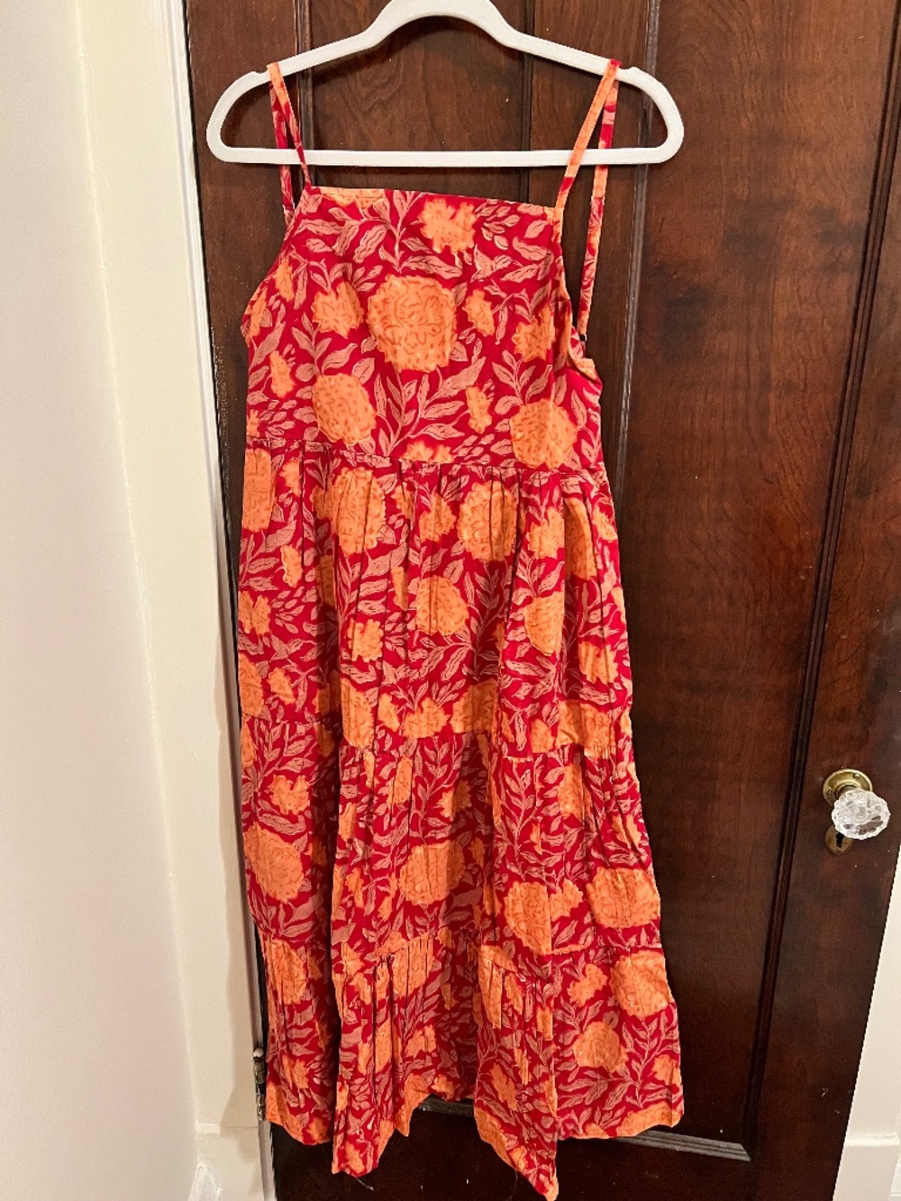 Block Print Midi Dress